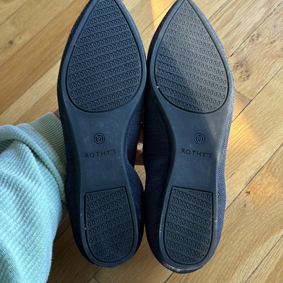 Rothy’s the Point Navy Ballet Flats - Size 9 - Picture 5 of 8
